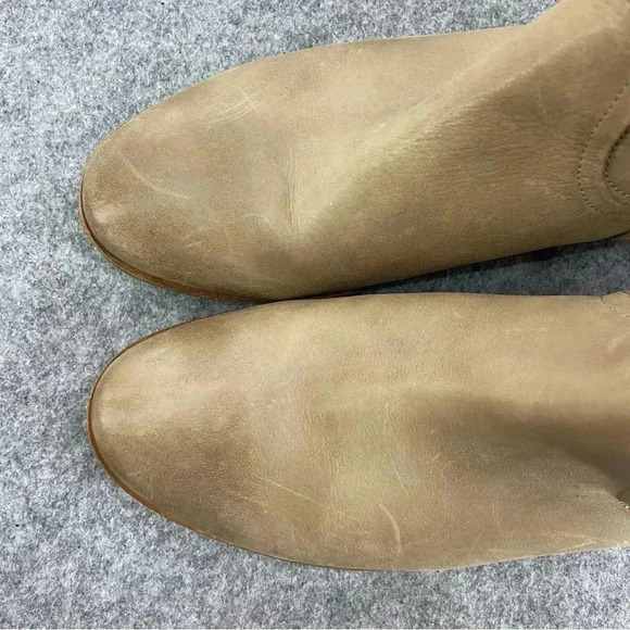 GEOX Buttery Soft Tan Leather Ankle Boots Women’s Size 38 or Us 7 - Picture 6 of 13